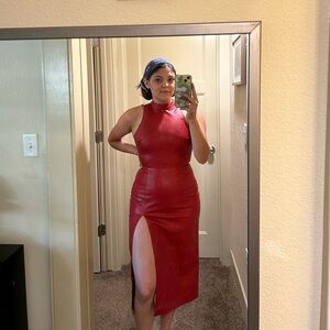 House of CB Leather dress